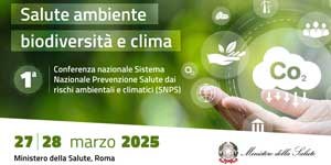 Ambiente e salute, prima conferenza nazionale del Snps